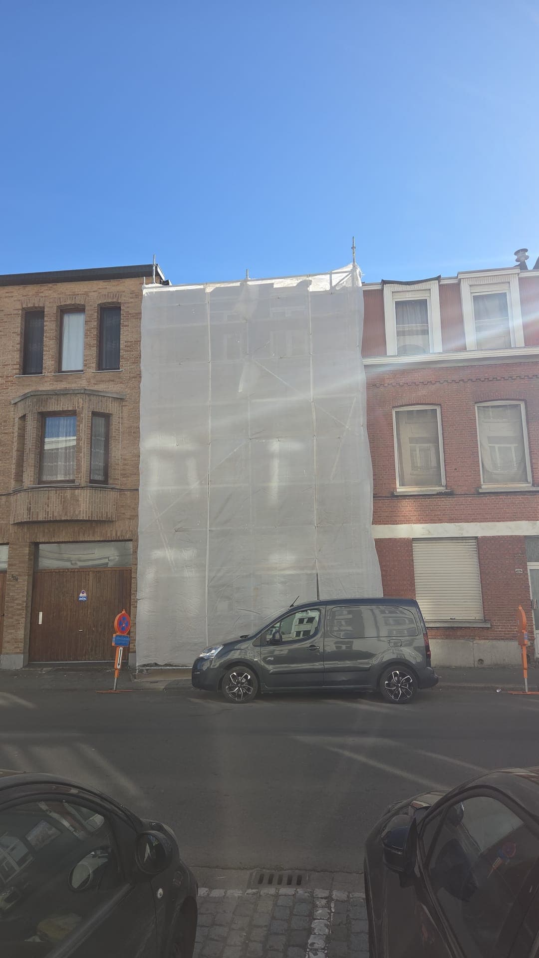 Werf van HADI Totaalrenovaties in Antwerpen